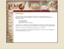 Tablet Screenshot of eckerins.com